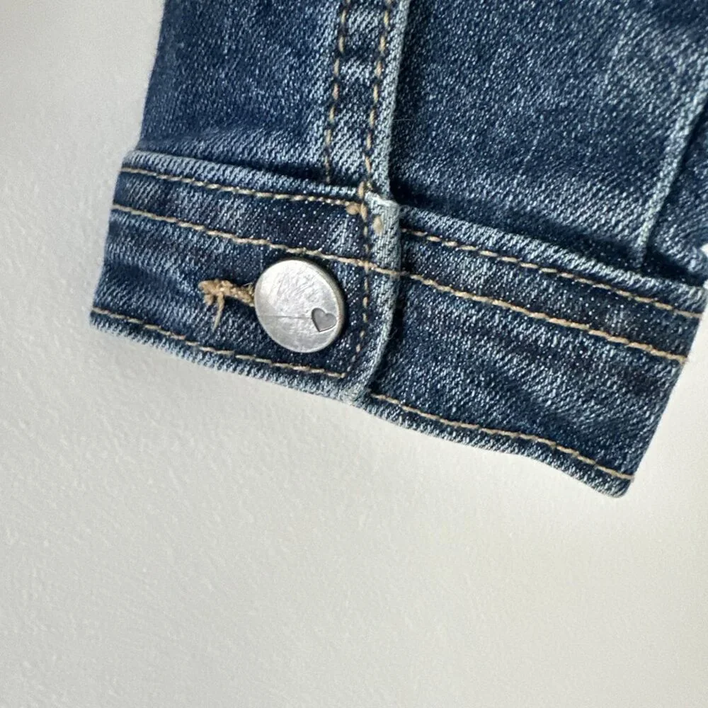 The Children’s Place Blue Denim Jacket, Size 5T Snap‎ Closure